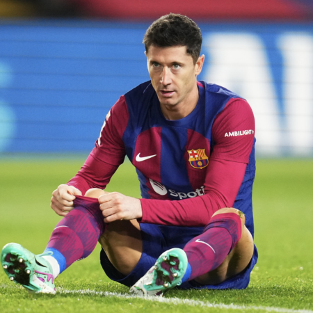 FC Barcelona. Hiszpańskie media oceniły występ Robert Lewandowski. Napastnika określono jednym słowem